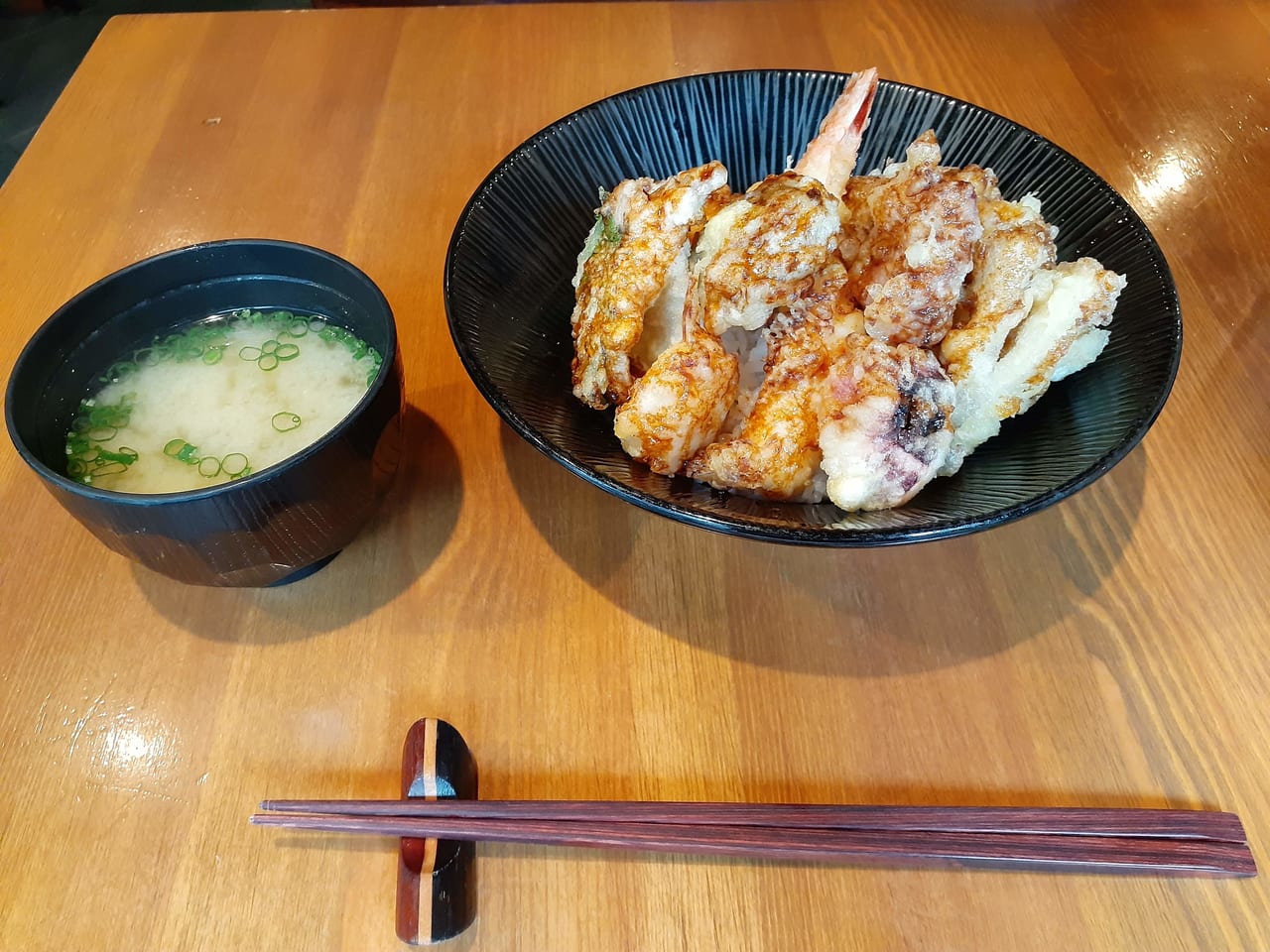 「魚トの神」天丼