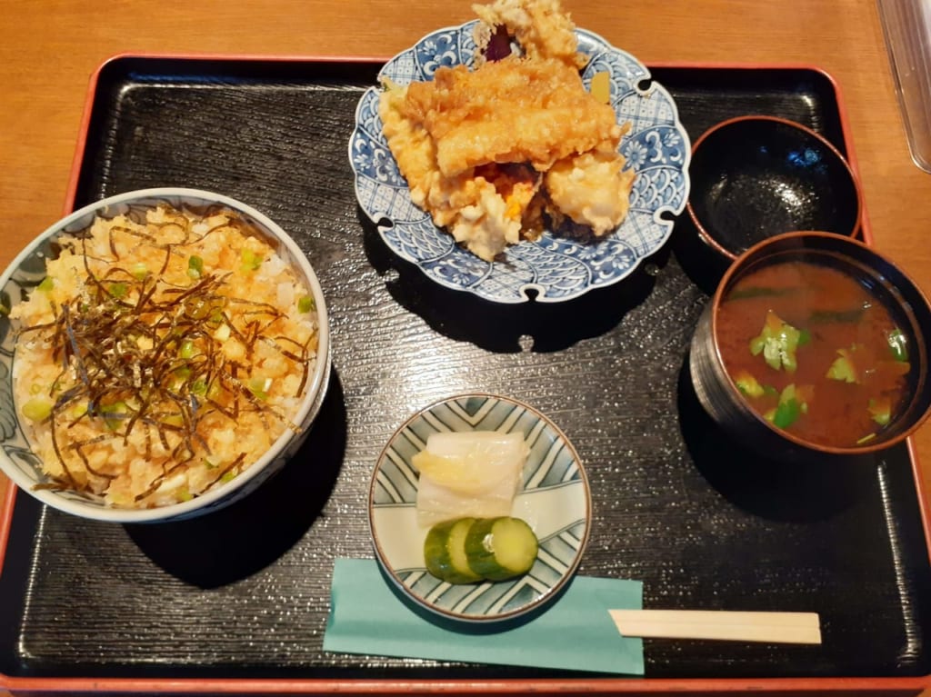 はぎ原の天丼です。