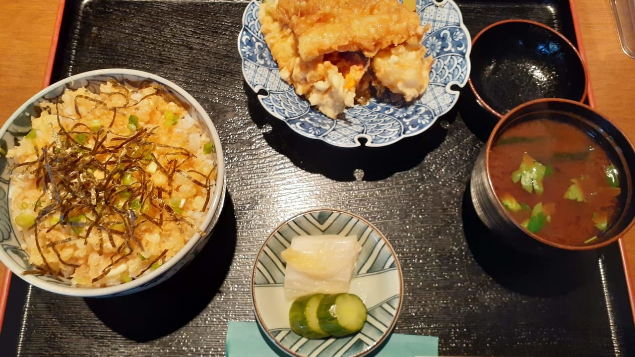 はぎ原の天丼です。