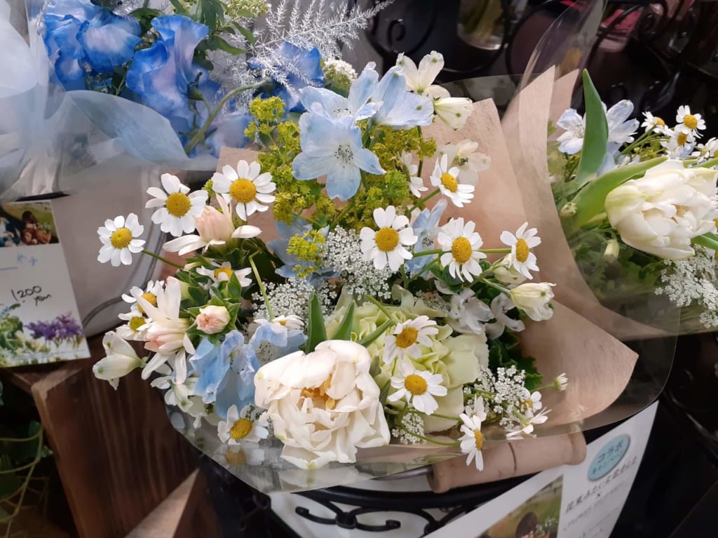 はな恋コラボの花束です。