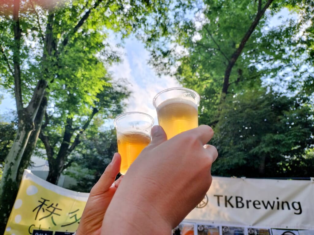 むさし府中ビール祭りは晴天の中行われました