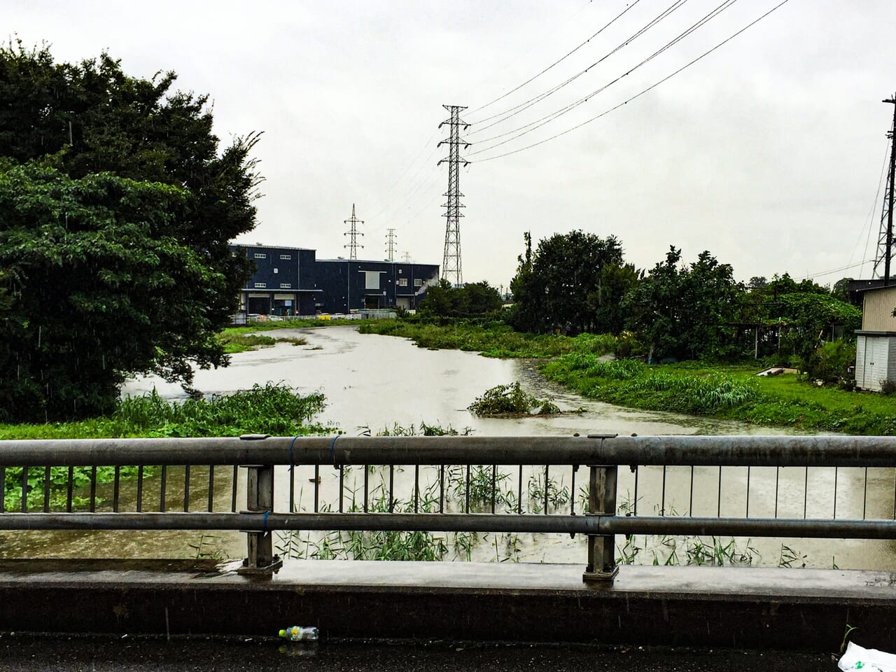 河川増水のイメージ