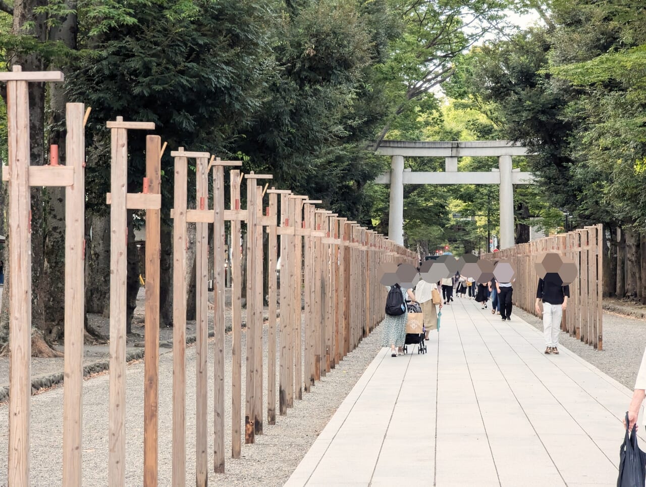 くり祭の準備の様子